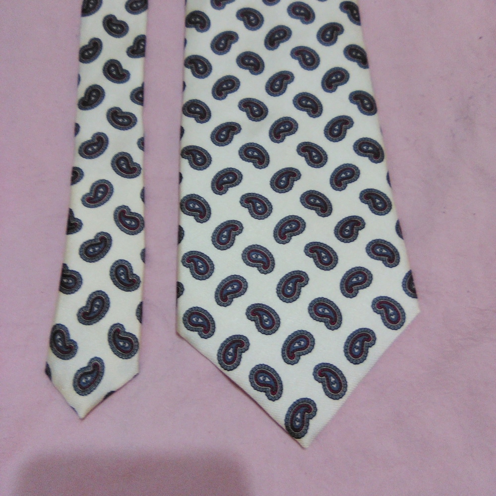 RESILIO Vintage Paisley Silk Tie, Made in USA